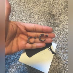 Mejuri croissant dome hoops *read description*